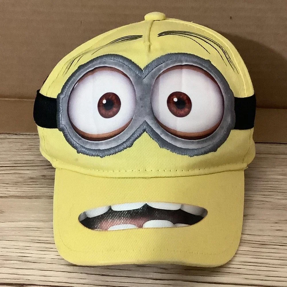 Despicable‎ Me Minion Baby Infant baseball cap hat 6-12 months 100% Cotton